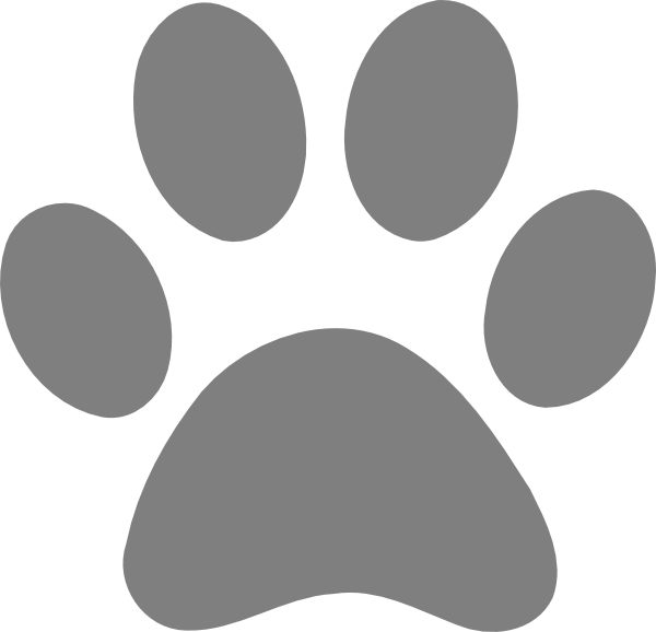 Black paw print